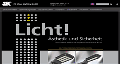 Desktop Screenshot of 2k-leuchten.de
